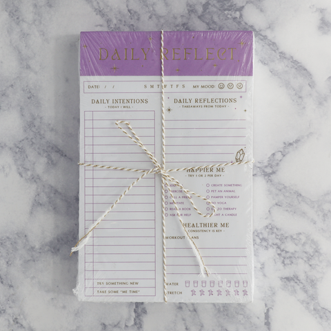 “Daily Reflect” Chunky List Note Pad