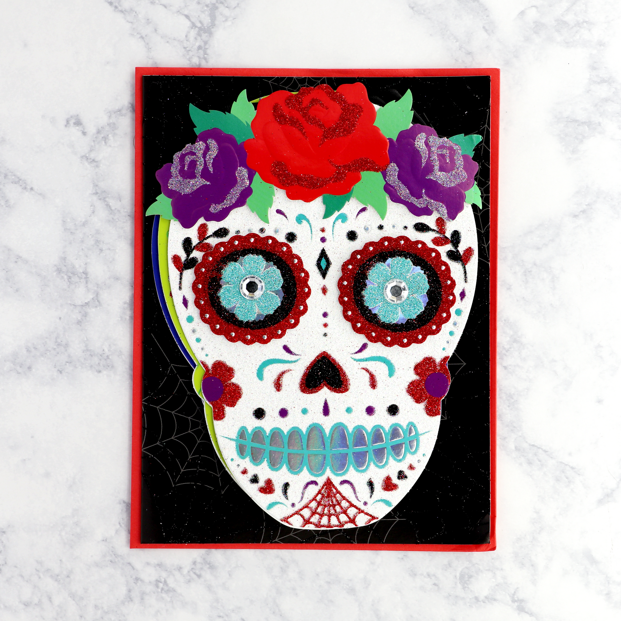 "Day of the Dead" Banner Halloween Card