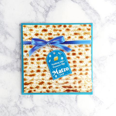 Embossed Matzoh Passover Card