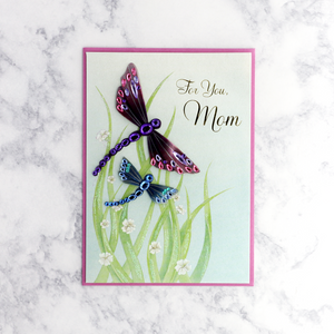 Dragonfly Pair Mother's Day Card (For Mom)