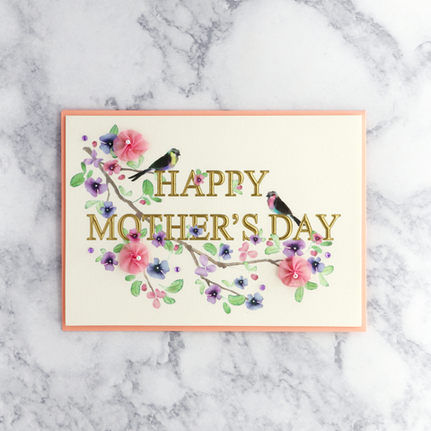 Elegant Lettering Mother's Day Card