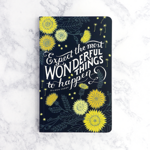 "Expect The Most Wonderful Things" Journal