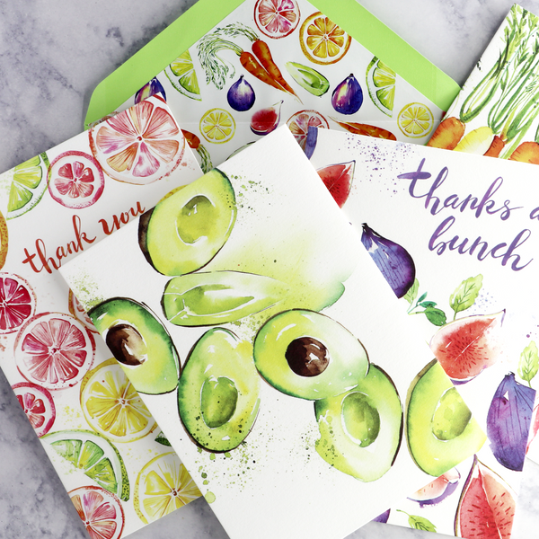 Farmers Market Thank You Boxed Notes (Set of 20)