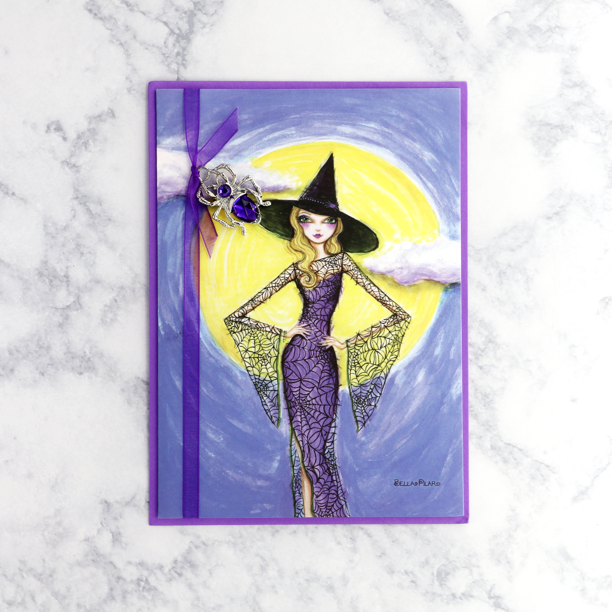 Fashion Witch Halloween Card
