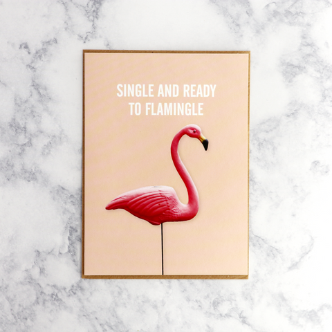Flirty Flamingo Friendship Card
