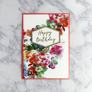 Floral Birthday Card