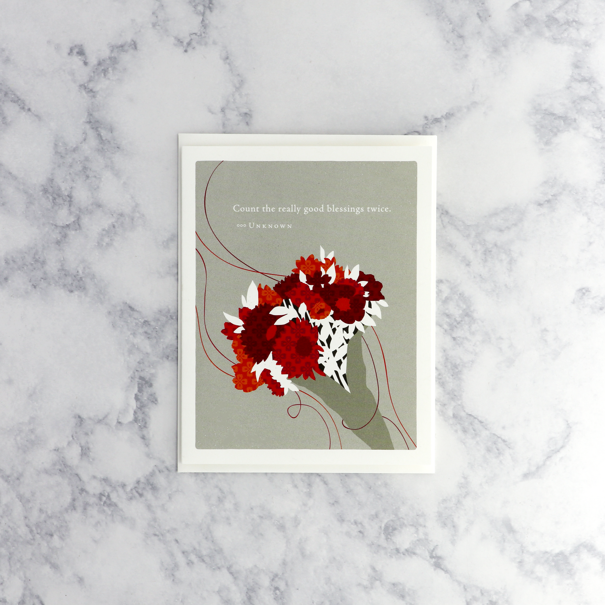 Floral Bouquet Quote Mother's Day Card