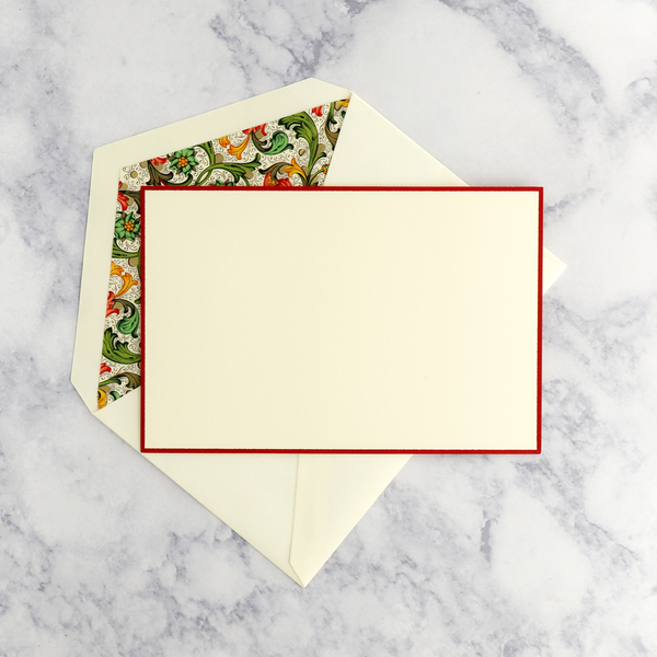 Florentine Card Assortment on Pearl White Boxed Notes (Set of 10)