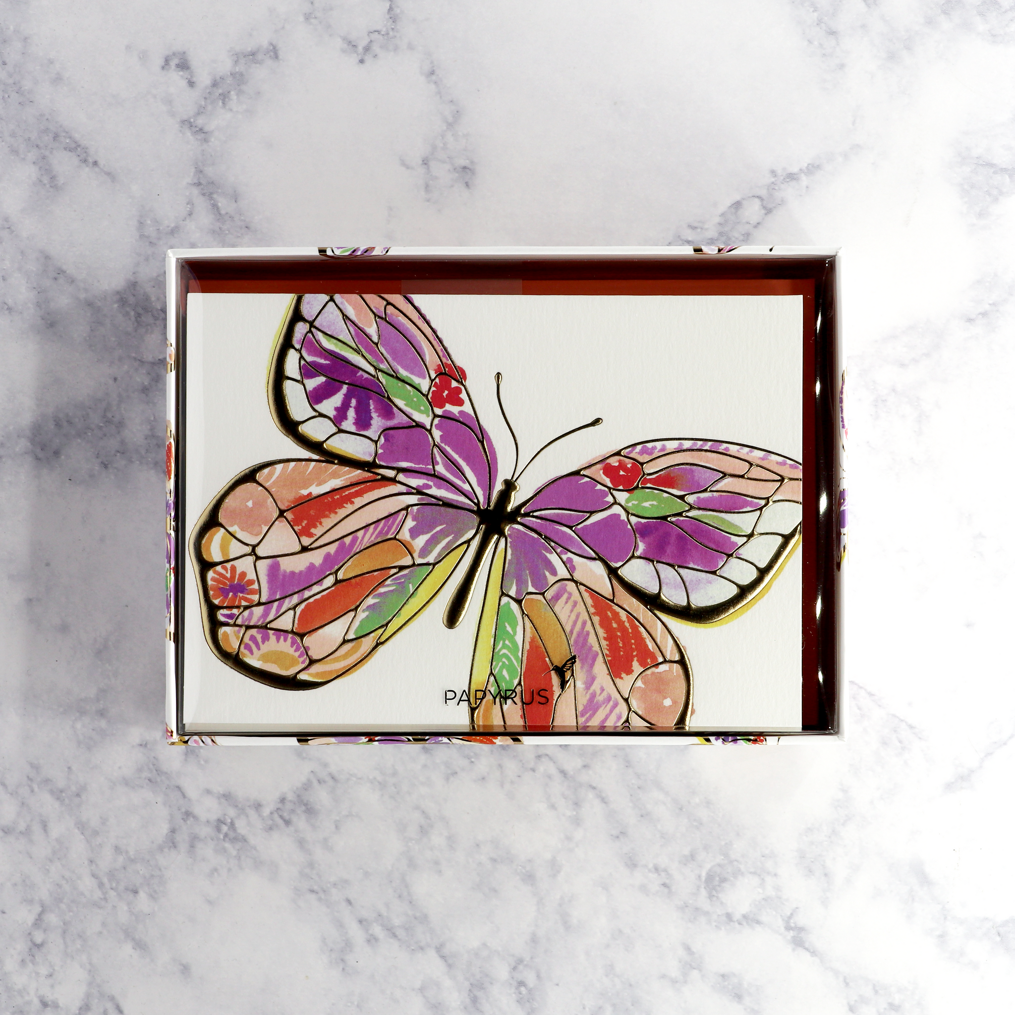 Foil Butterfly Blank Box Set (Set of 12)