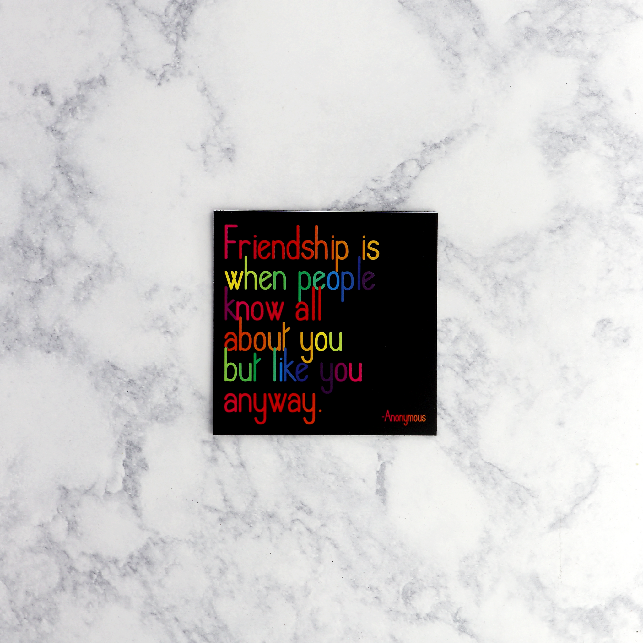 "Friendship" Quote Magnet
