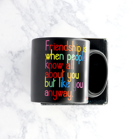 "Friendship" Quote Mug