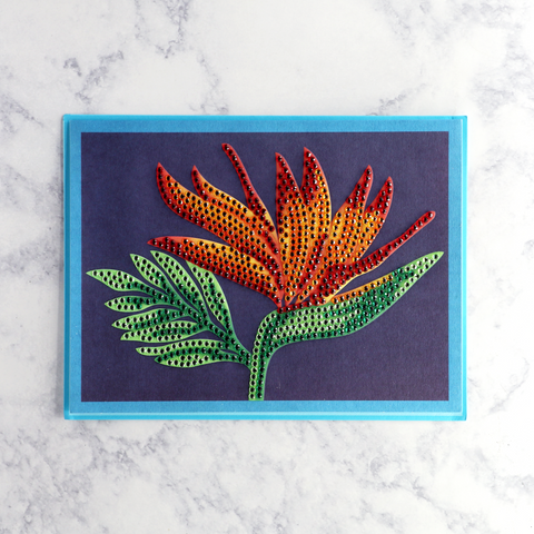 Gemmed Birds Of Paradise Mother's Day Card