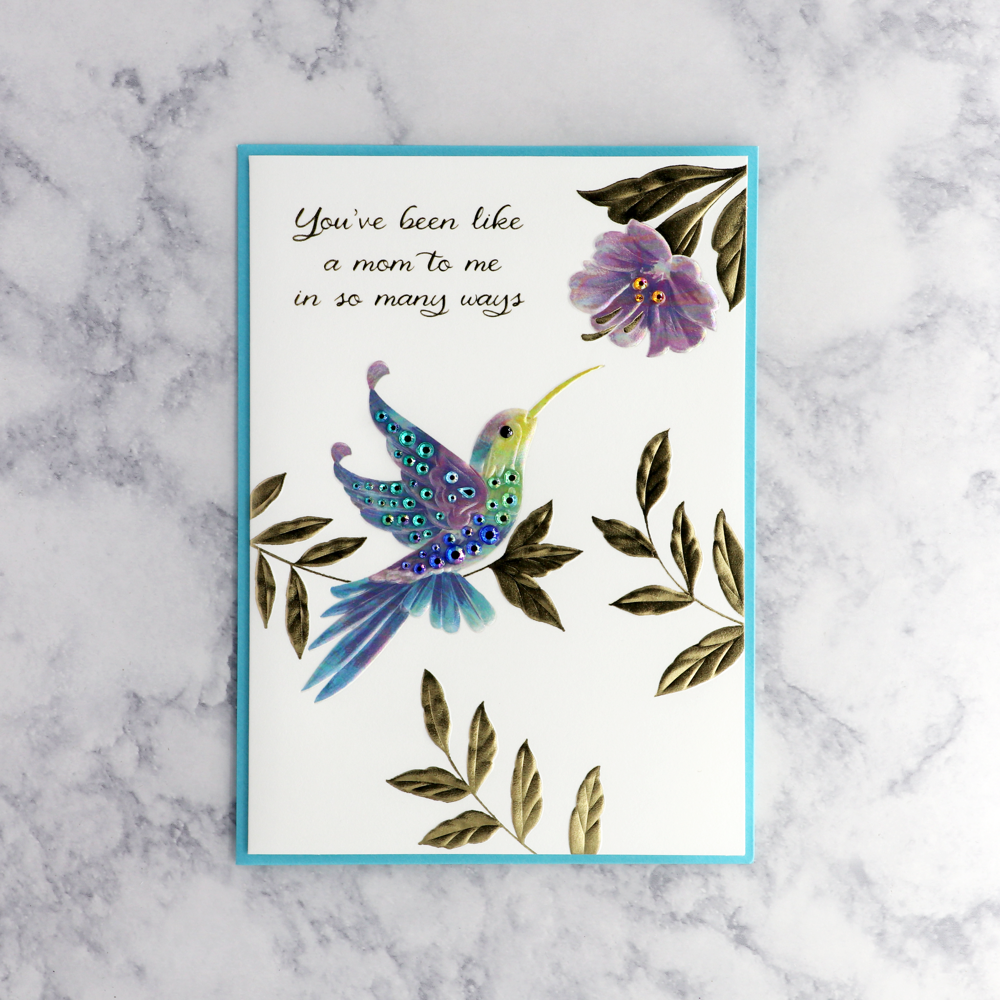 Gemmed Hummingbird Mother's Day Card