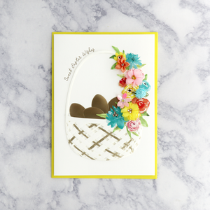 Golden Basket Easter Card