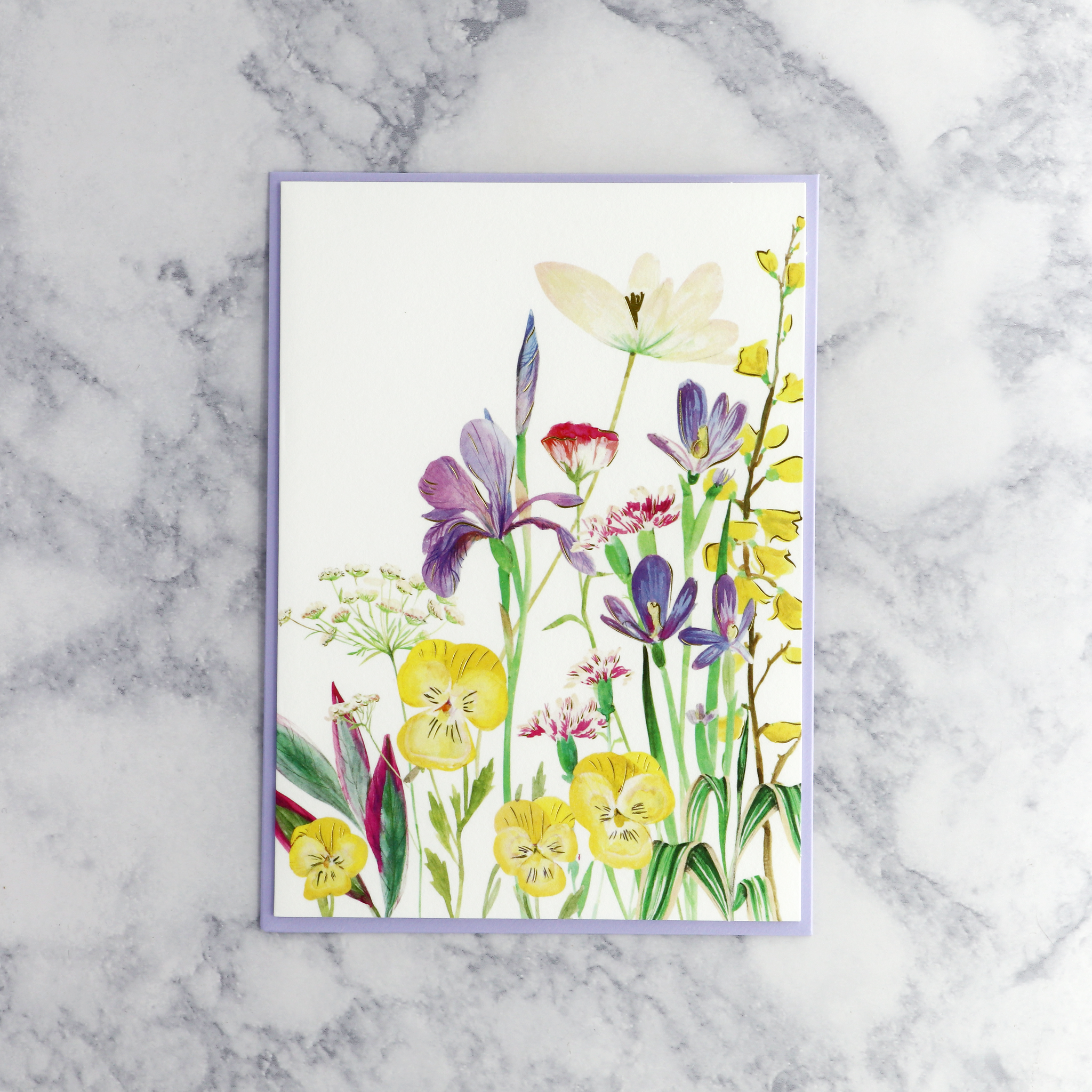 Growing Florals Thank You Card
