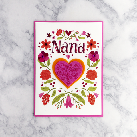 Handmade Heart Mother's Day Card (Grandma)