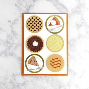 Handmade Icons "Happy Pie Day" Thanksgiving Card