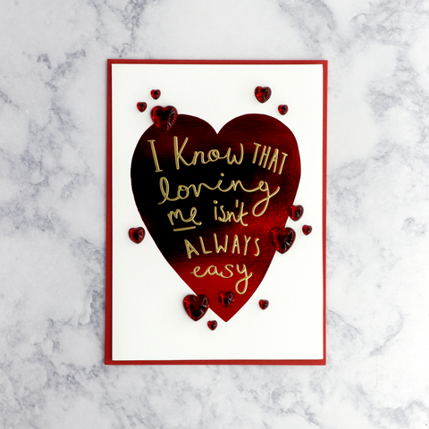 Heart Gems Valentine's Day Card