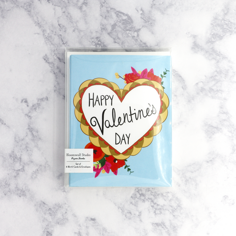 Heart Valentine's Day Boxed Notes (Set of 8)