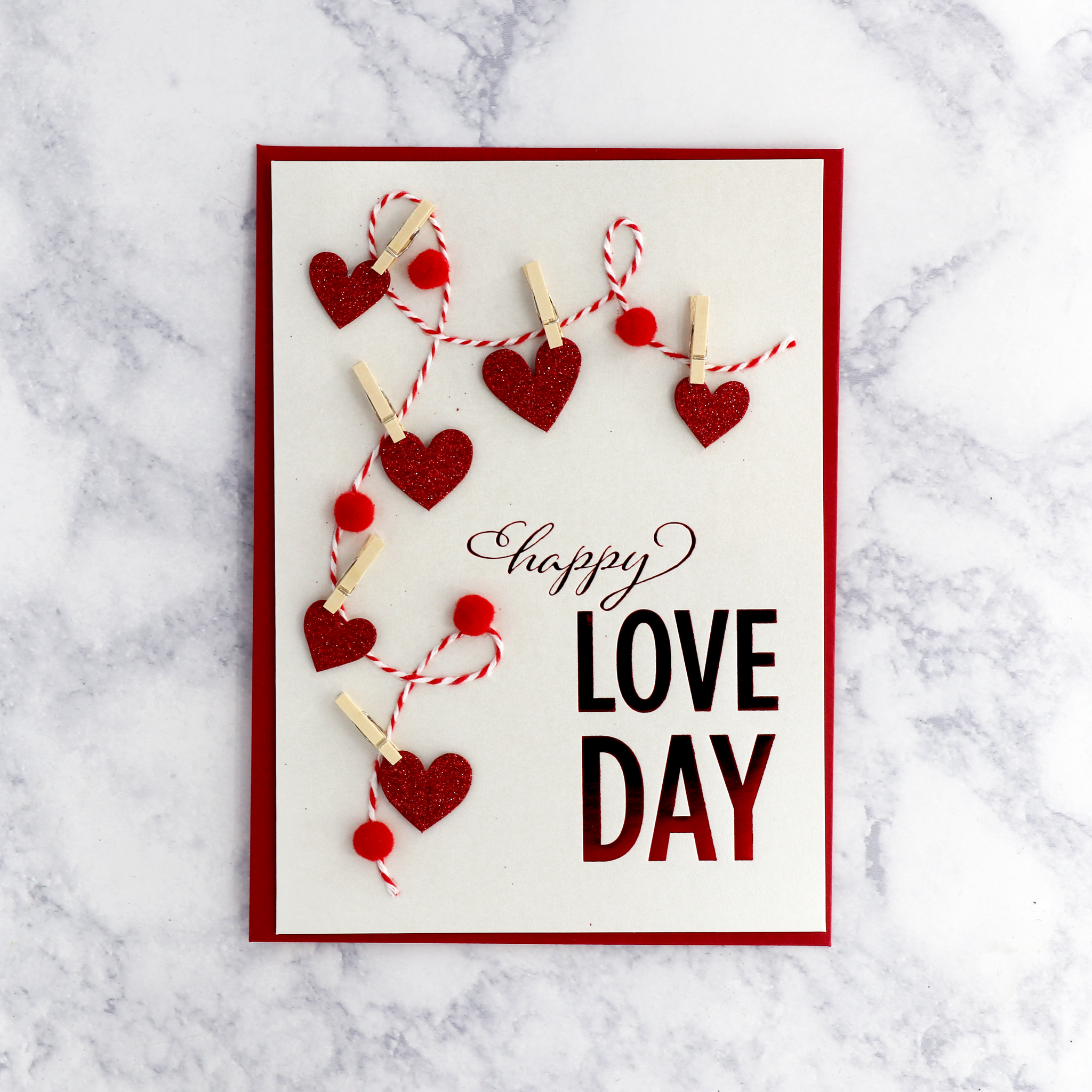 Hearts On Line "Love Day" Valentine’s Day Card
