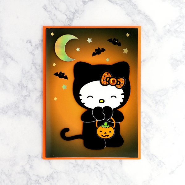Hello Kitty (Sanrio) "Sweet Treats" Halloween Card