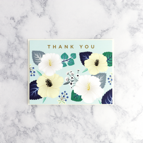 Hibiscus Thank You Card