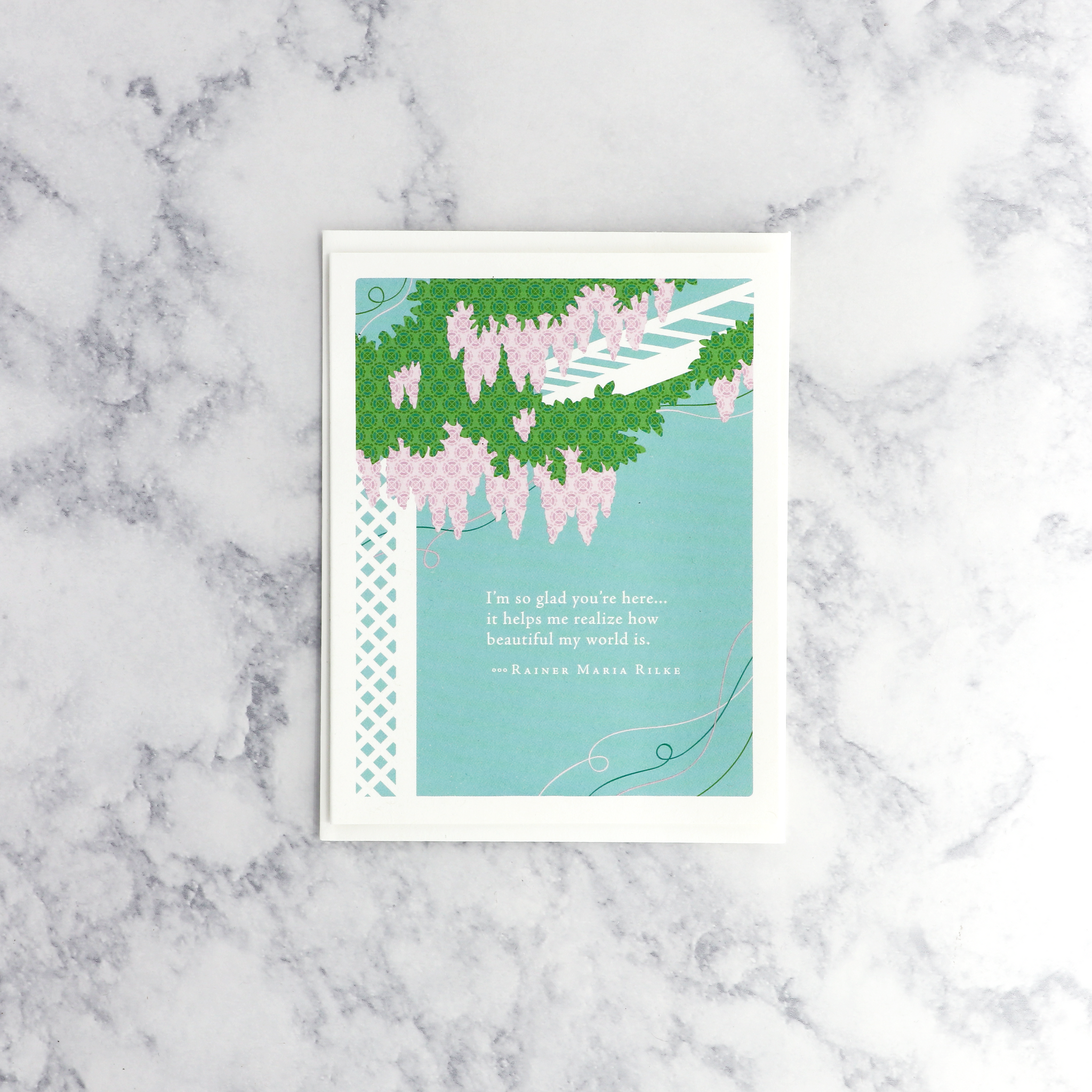 "How Beautiful" Rainer Maria Rilke Quote Mother's Day Card