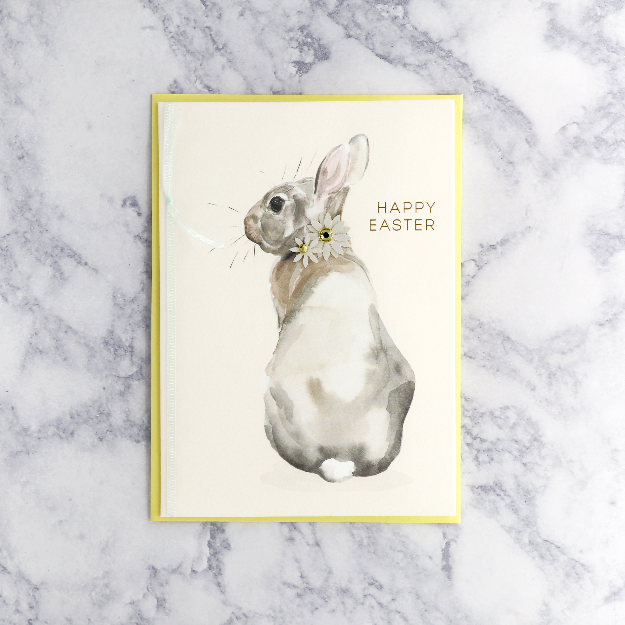 Illustrated Bunny Easter Card