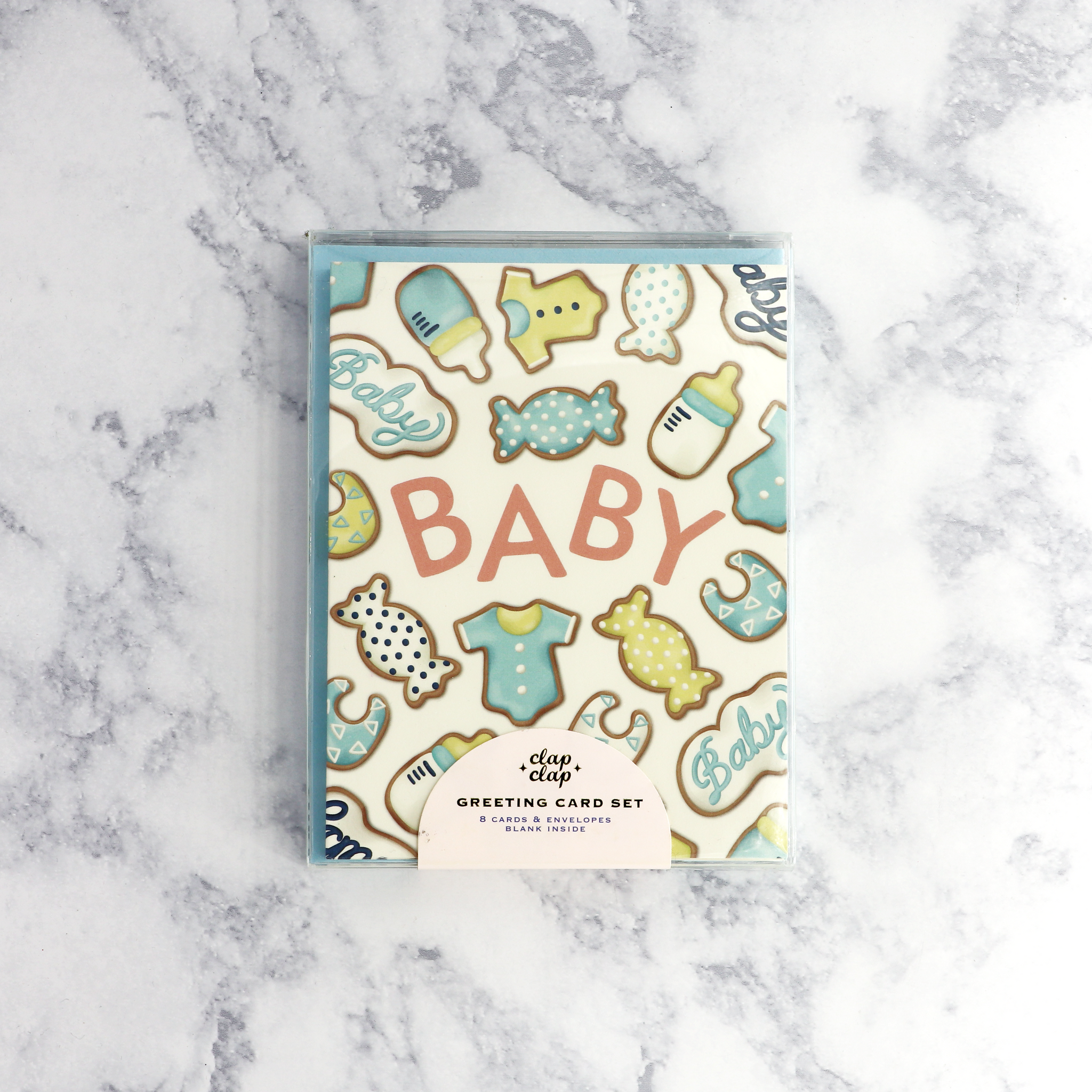 Illustrated Cookies New Baby Boxed Notes (Set of 8)