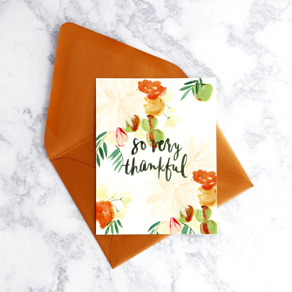 Illustrated Flowers Thank You Boxed Notes (Set of 8)