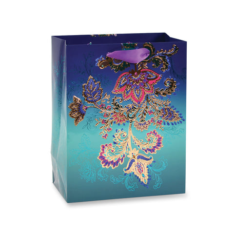 Jacobean Floral Large Gift Bag