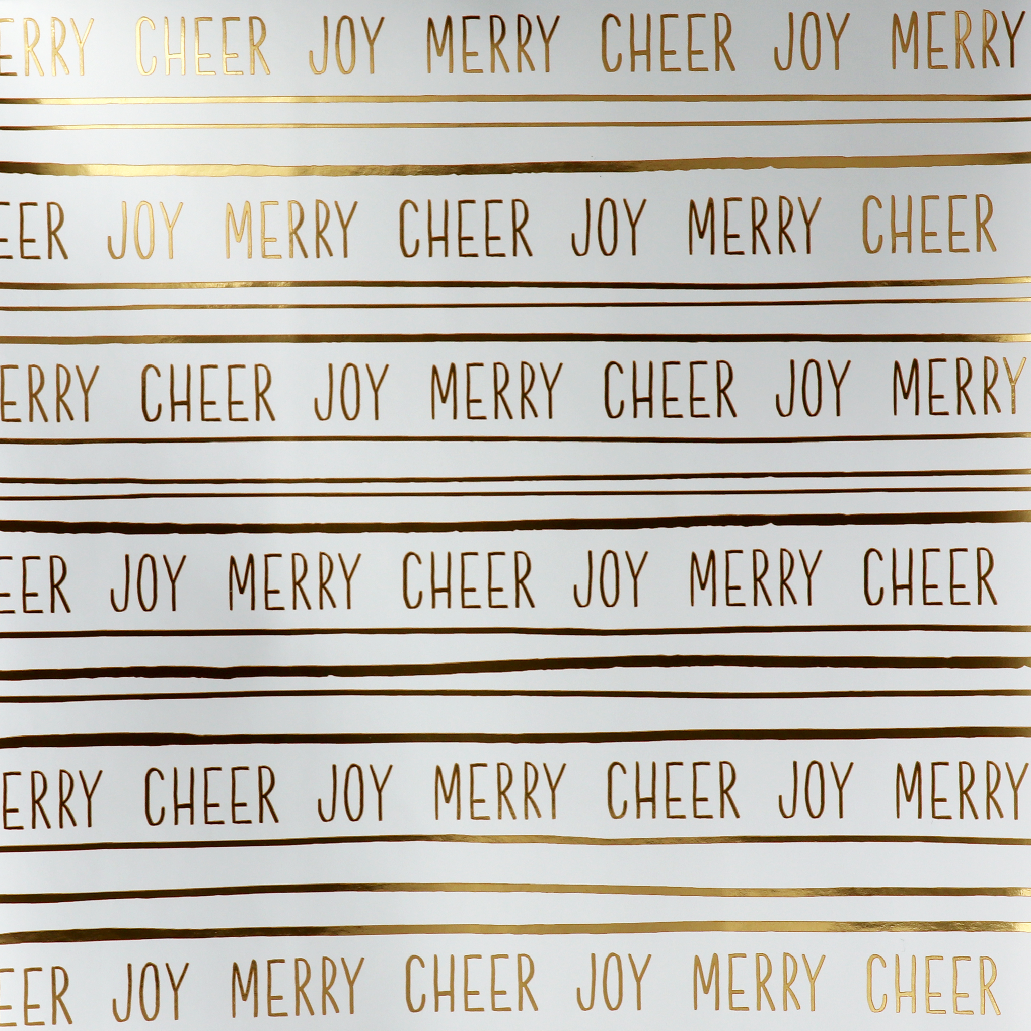 Joy Text Christmas Roll Wrap