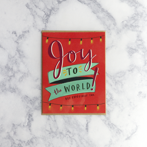 "Joy To The World" Holiday Card
