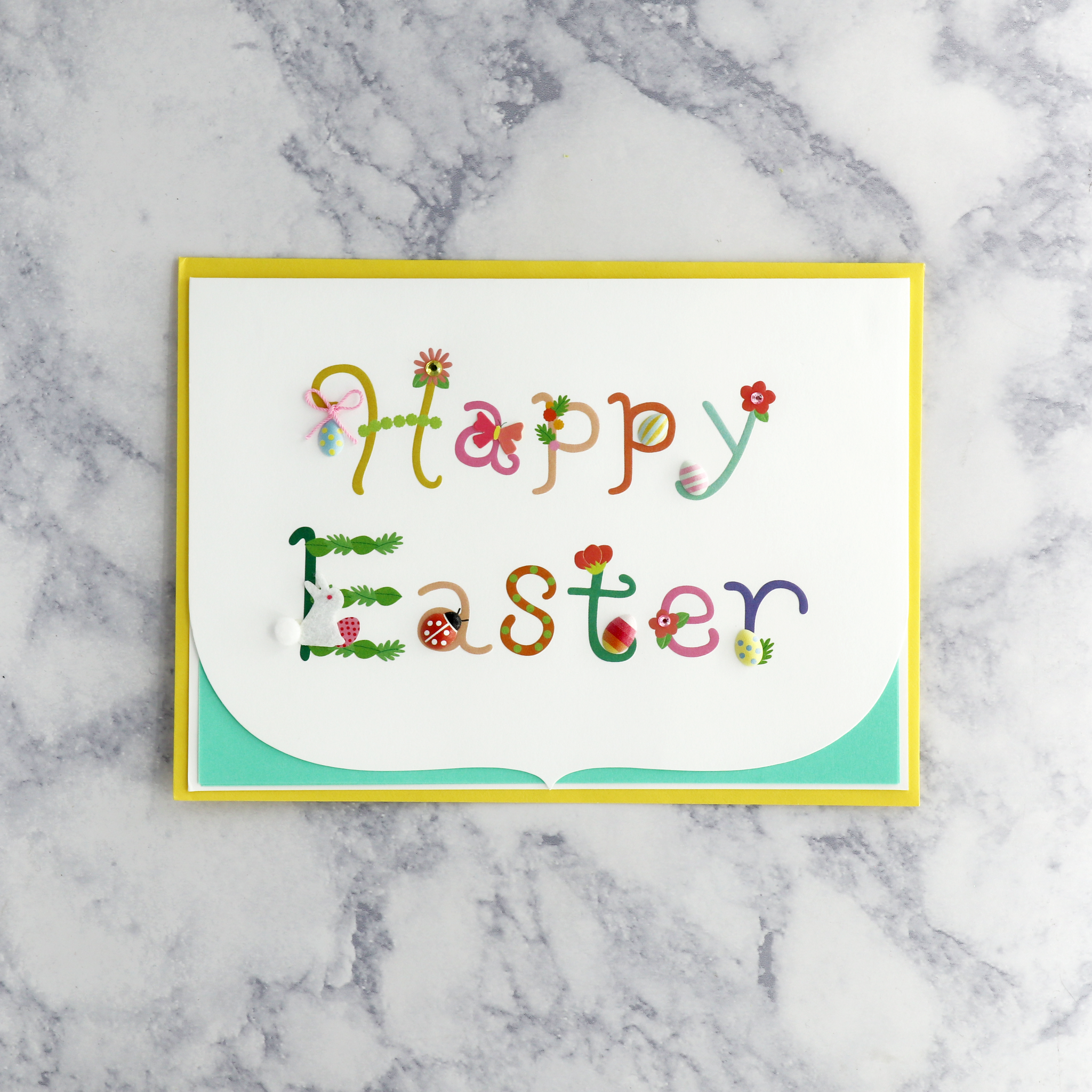 Lettering Icons Easter Card