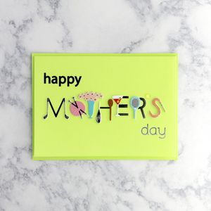 Lettering Icons Mother's Day Card
