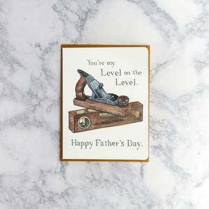 Level On The Level Father's Day Card