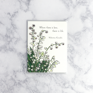 Lily Of The Valley Romance Card