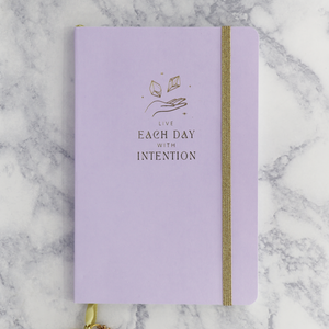 "Live Each Day With Intention" Bound Guided Journal