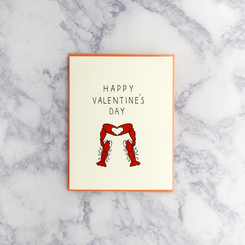 Lobsters Valentine’s Day Card