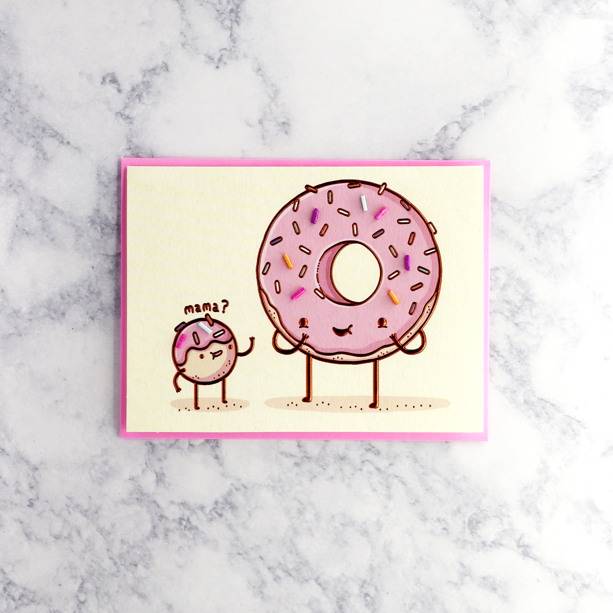 Mama Donut Mother's Day Card (For Mom)