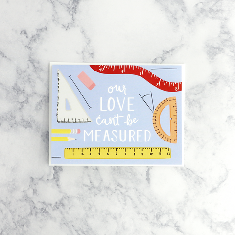 Measured Romance Card