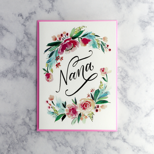 Nana Cartouche Mother's Day Card (Grandma)