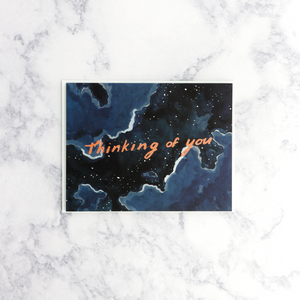 Night Sky Thinking Of You Card