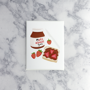 Nutella "Nuts About You" Romance Card