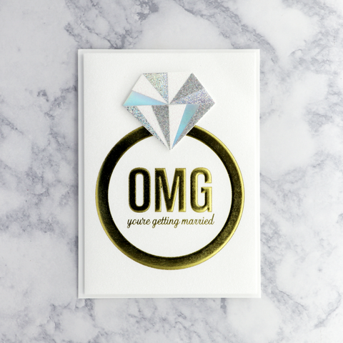 OMG Ring Engagement Card