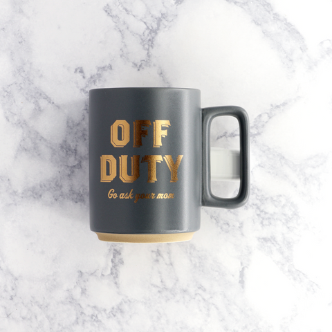 "Off Duty" Ceramic Father's Day Mug