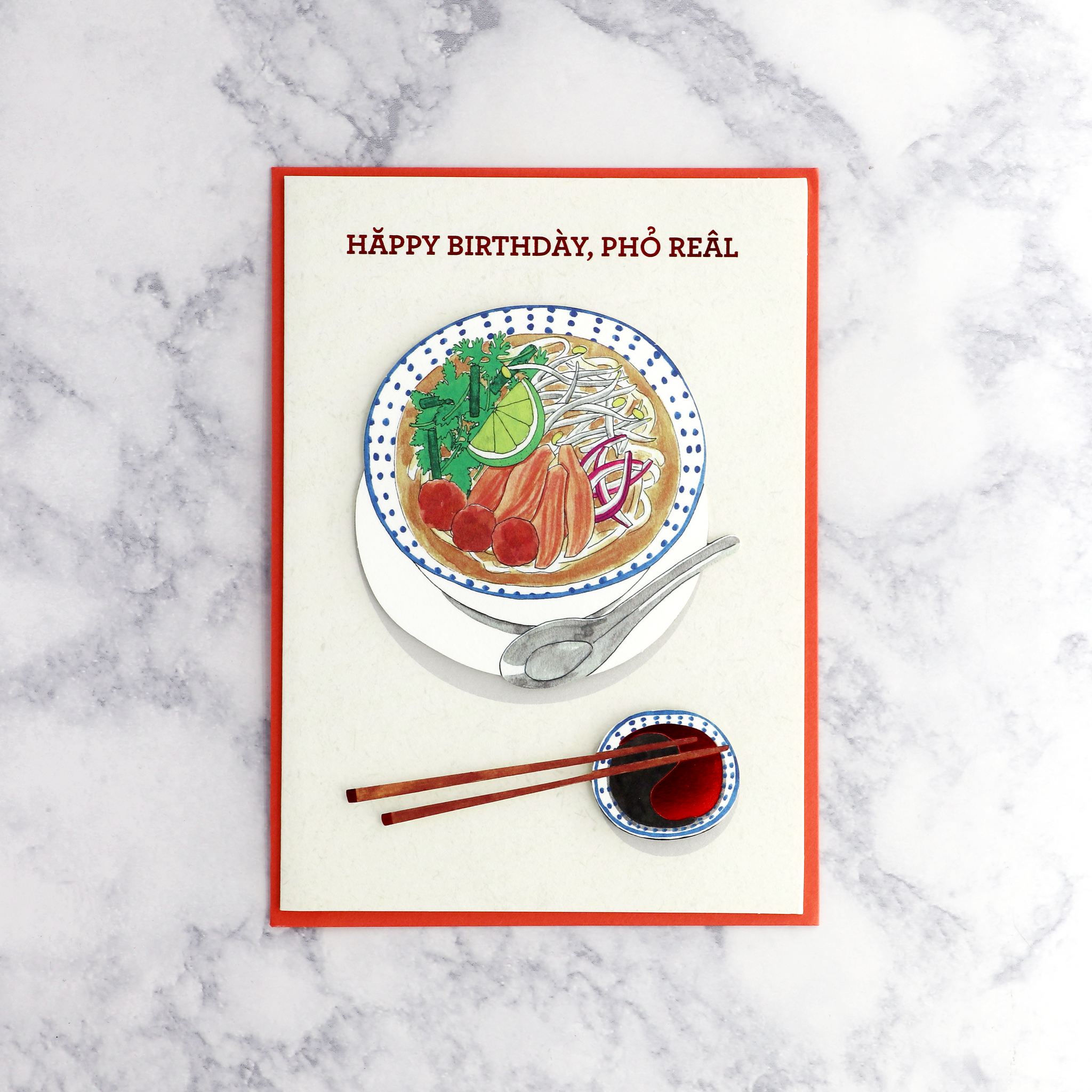 Pho Real Birthday Card