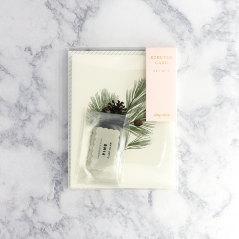 Pine Botanical Scented Blank Box Set (Set of 5)