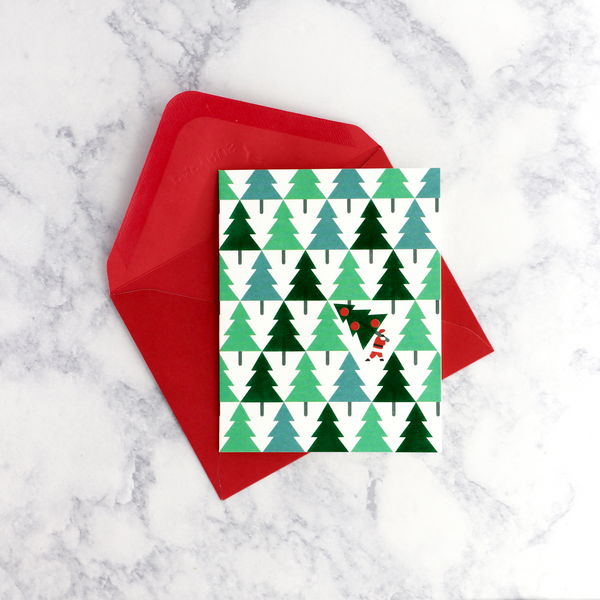 Pine Trees Christmas Boxed Cards (Set of 20)