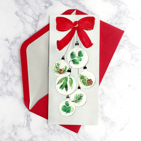 Plant Ornaments Holiday Boxed Cards (Set of 16)